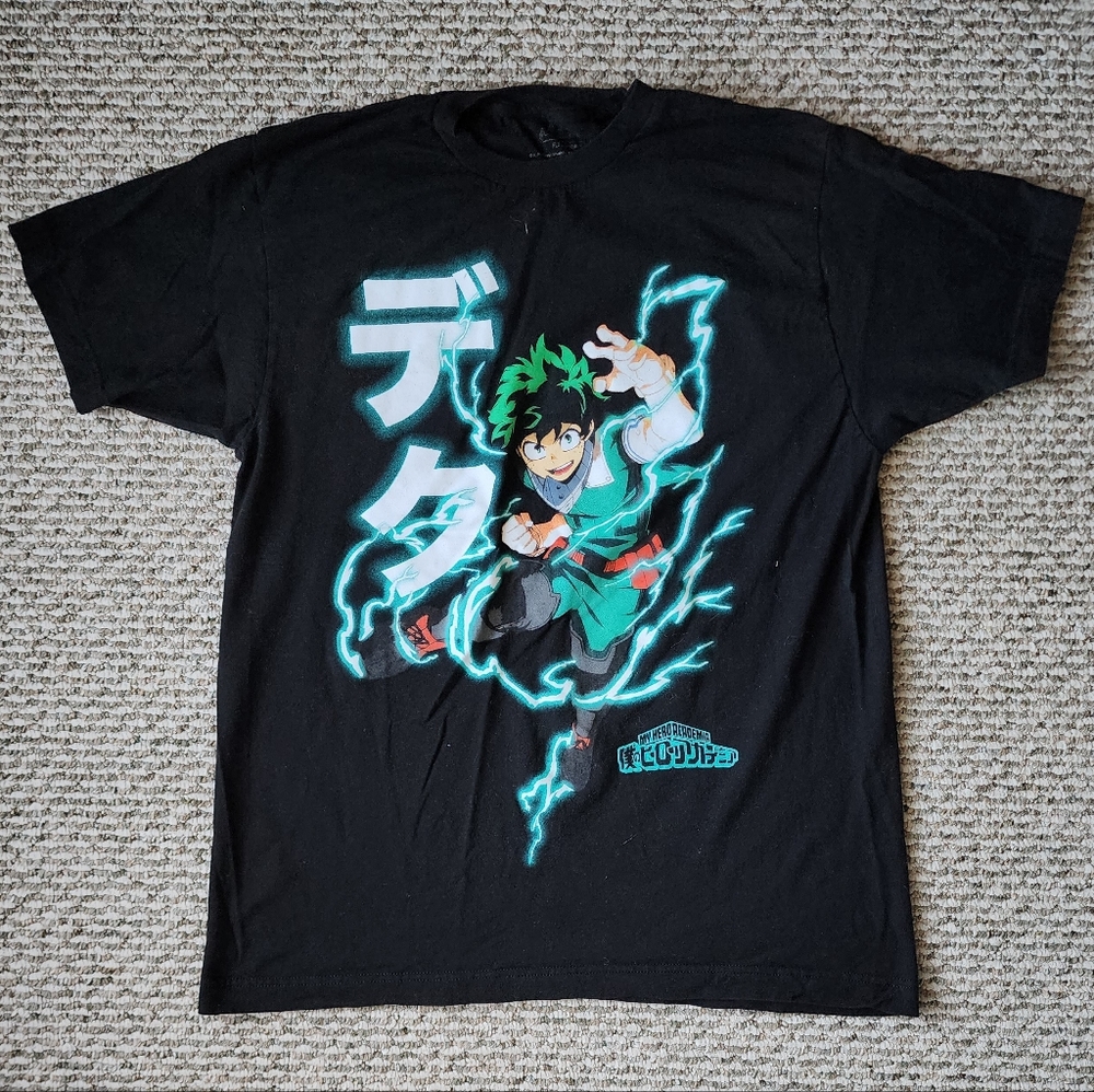 My Hero Academia Men's Izuku Midoriya Graphic Tee
